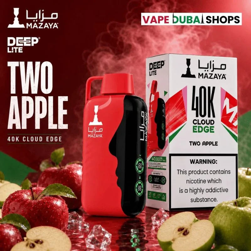 Mazaya-40k-Deep-Lite-20mg-Disposable-Vape-in-Dubai-two-apple