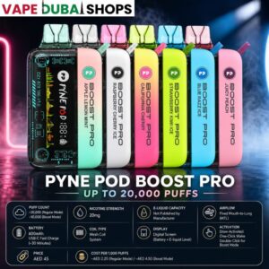 Pyne Pod Boost Pro 20000 Puffs Disposable Vape Dubai