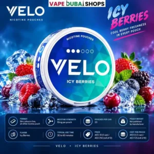 VELO Icy Berries Nicotine Pouches 10mg
