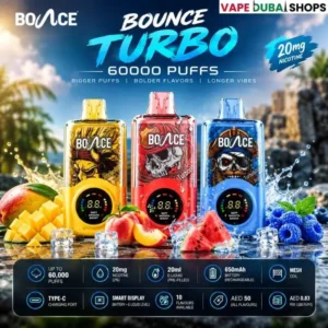 Bounce Turbo 60000 Puffs 20mg Disposable Vape