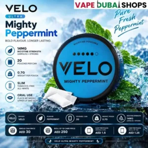 VELO Ultra Mighty Peppermint 14mg Nicotine Pouches