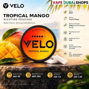 VELO Tropical Mango 14mg Nicotine Pouches