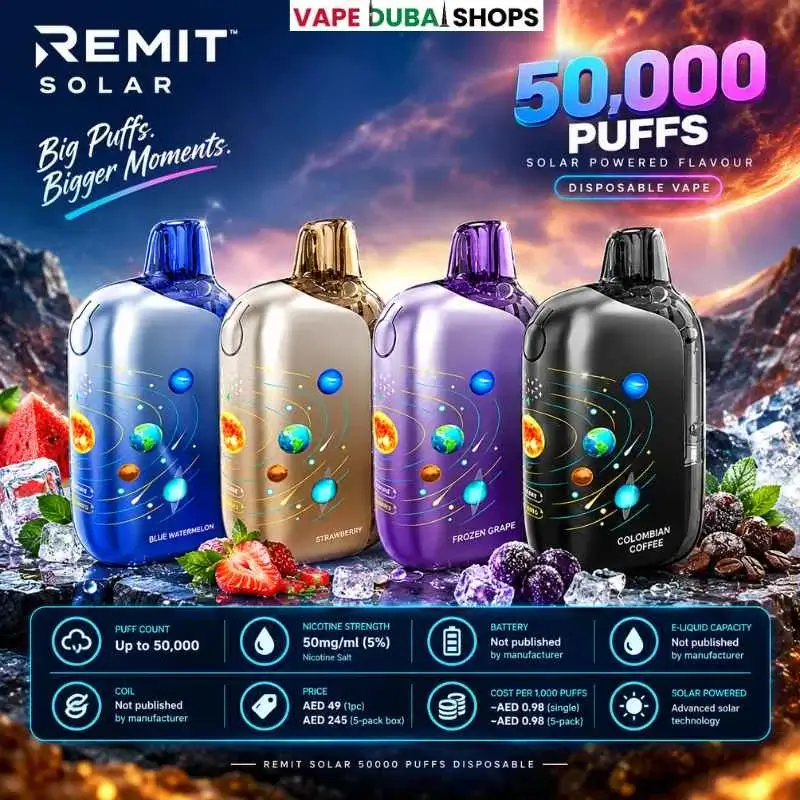 Remit Solar 50000 Puffs Disposable