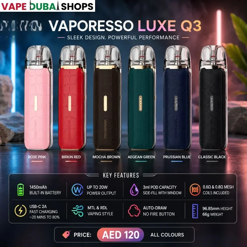 Vaporesso-LUXE-Q3-Pod-Kit-1450mAh-battery-20w-in-the-UAE.