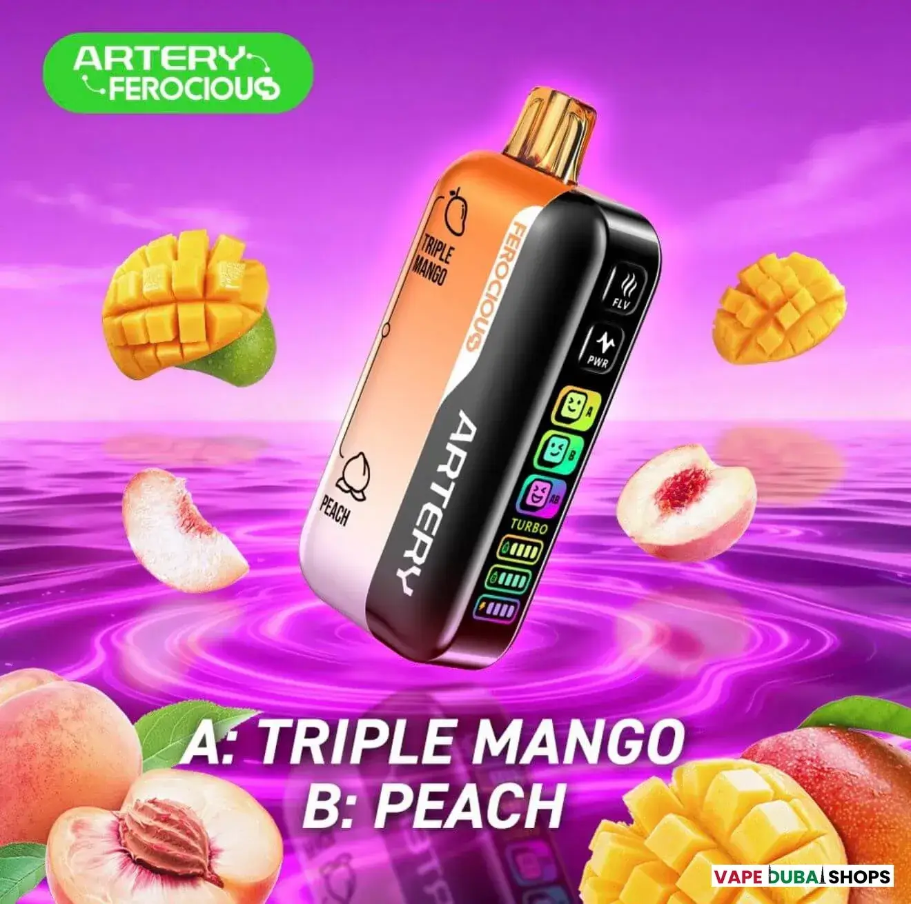 artery-ferocious-60000-puffs-disposable-vape-triple-mango-peach