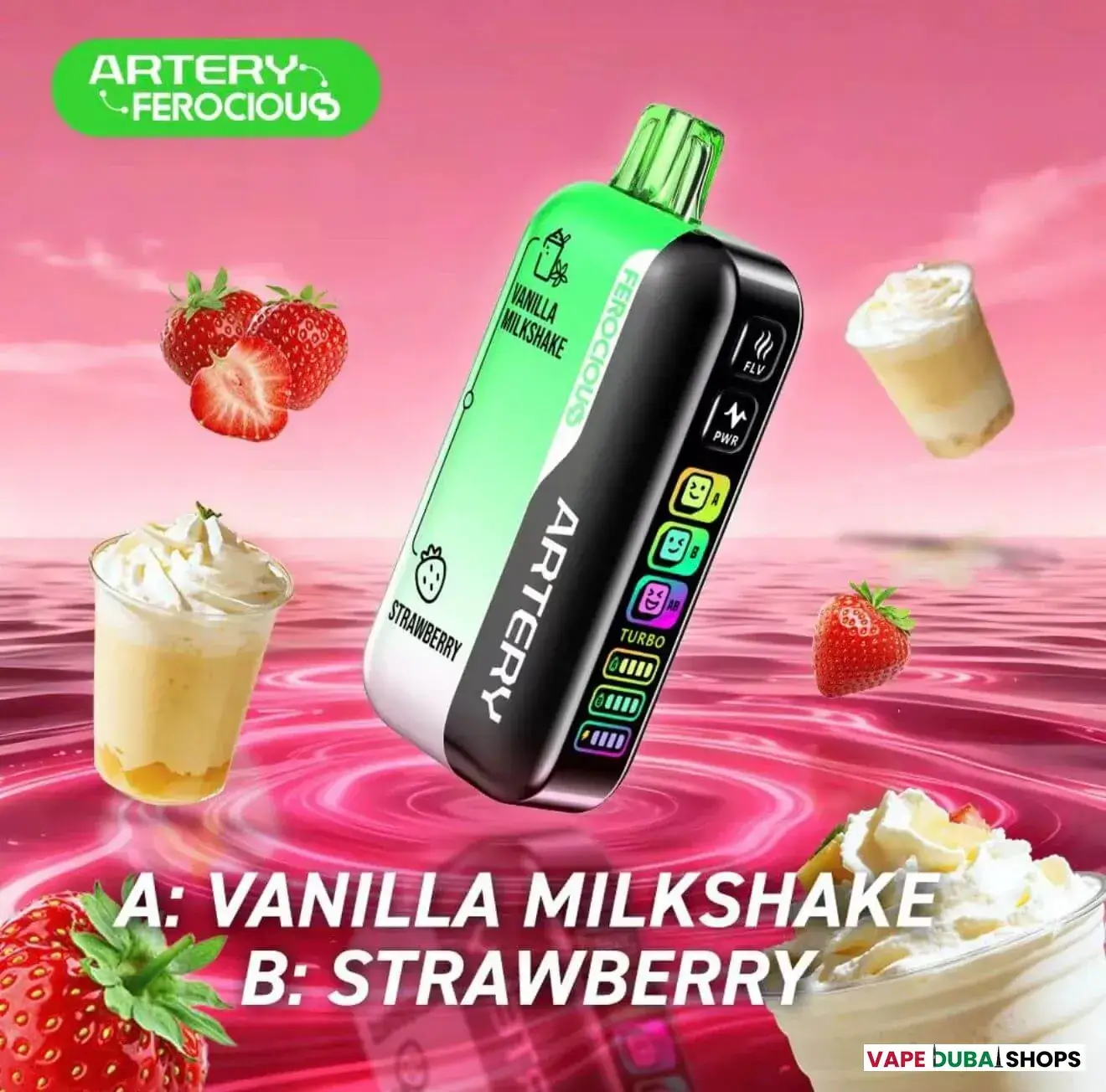 artery-ferocious-60000-puffs-disposable-vape-vanilla-milkshake-strawberry