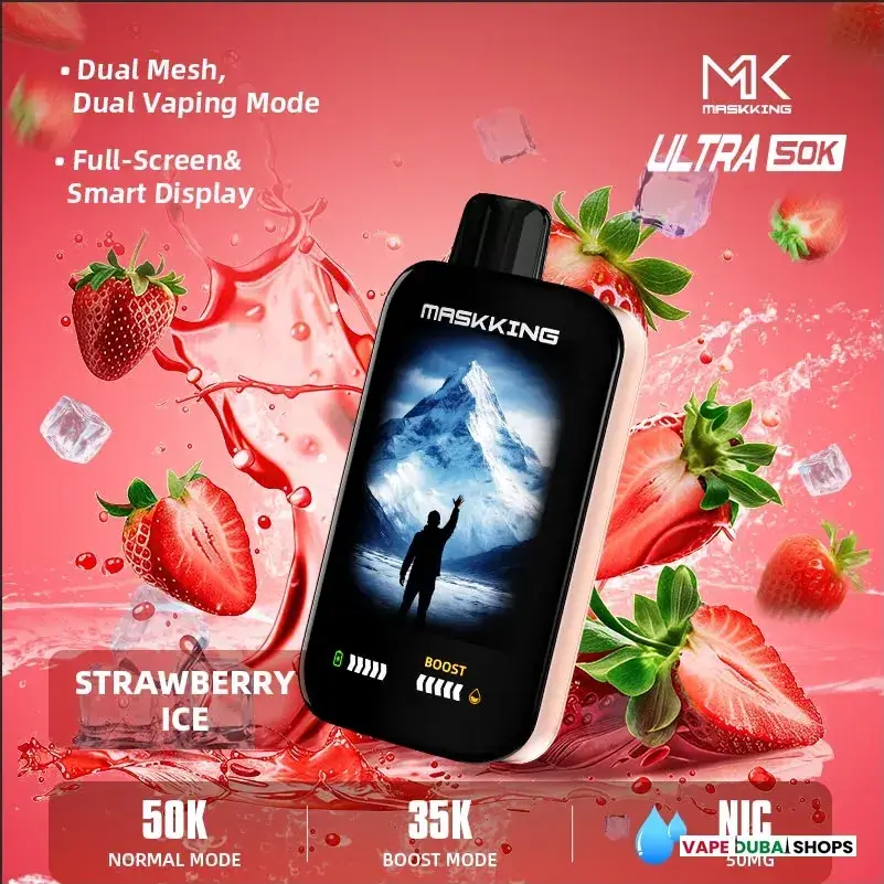 maskking-ultra-50000-puffs-disposable-vape-dubai-strawberry-ice