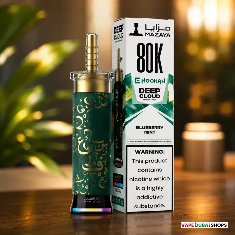 mazaya-ehookah-deep-cloud-80000-puffs-disposable-blueberry-mint