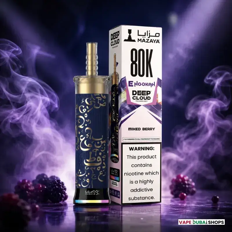 mazaya-ehookah-deep-cloud-80000-puffs-disposable-mixed-berry