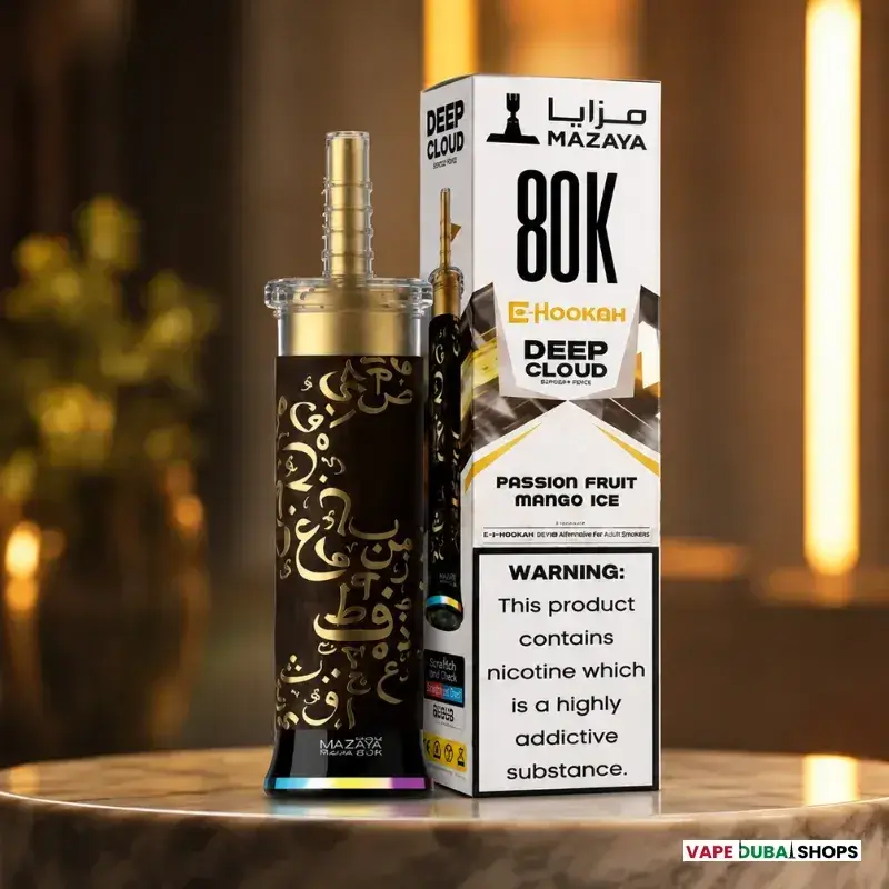 mazaya-ehookah-deep-cloud-80000-puffs-disposable-passion-fruit-mango-ice