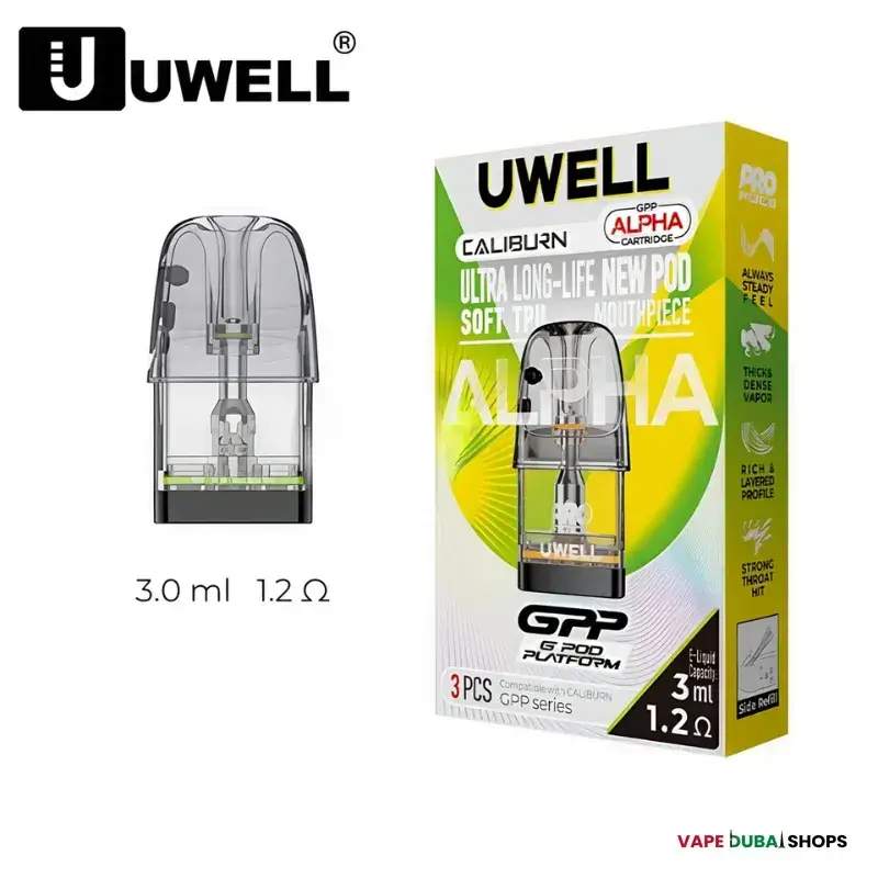uwell-gpp-alpha-pod-cartridge-3ml-1.2-ohm