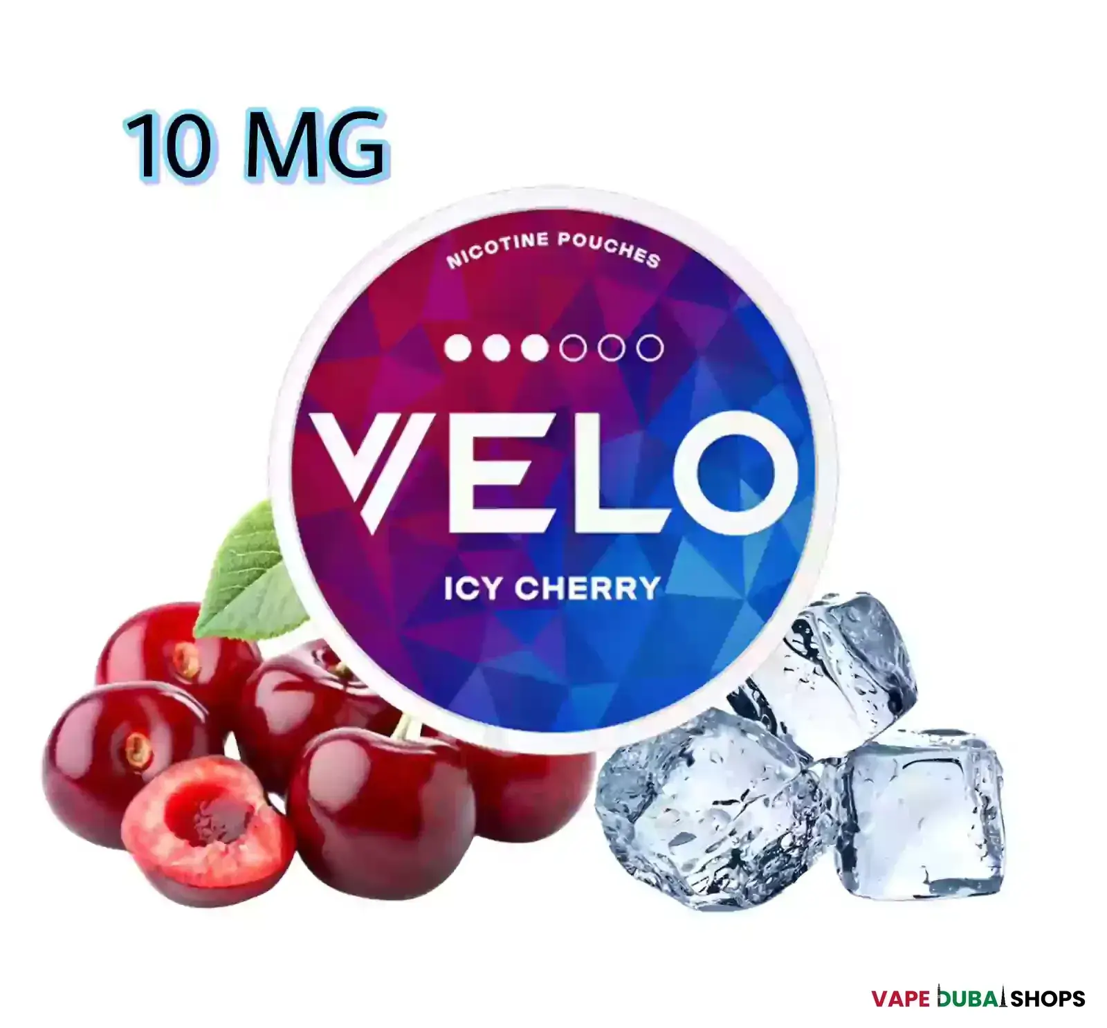 VELO Icy Cherry Nicotine Pouches 10mg